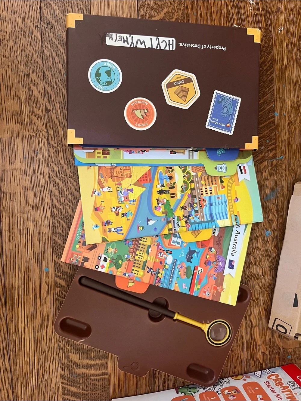 3 sets! Osmo Creative Starter kit, Genius Number Tiles, and Osmo Town Detective